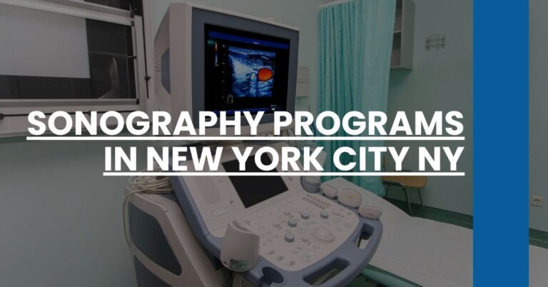 Sonography Programs in New York City NY Feature Image