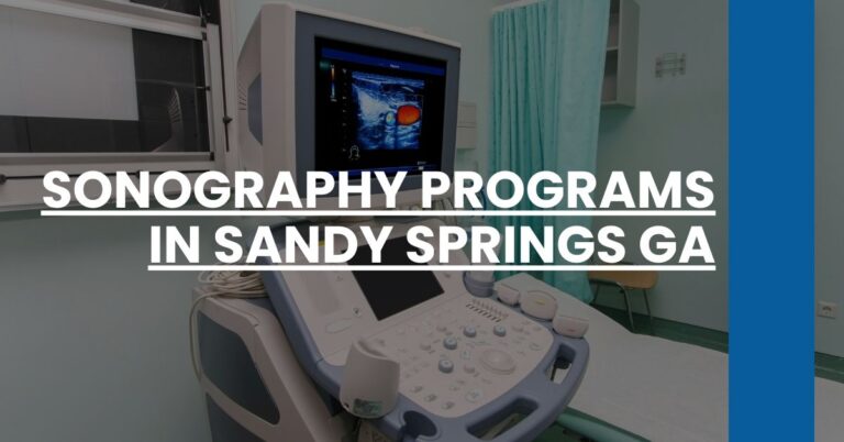 Sonography Programs in Sandy Springs GA Feature Image
