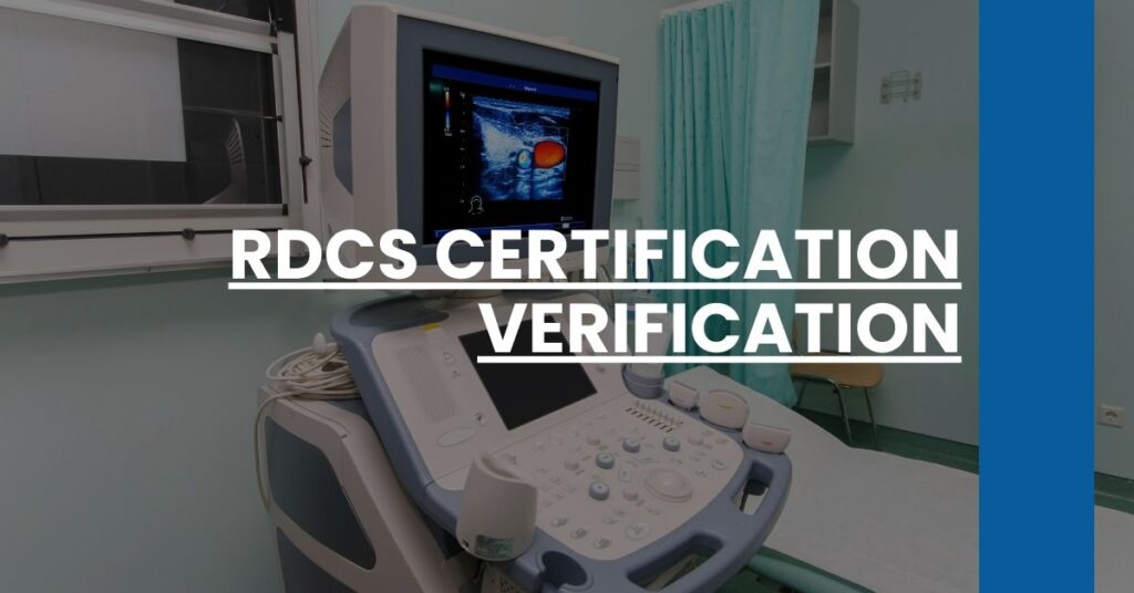 RDCS Certification Verification Feature Image