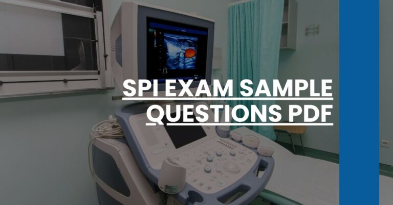 SPI Exam Sample Questions PDF Feature Image