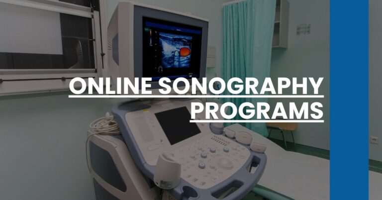 Online Sonography Programs Feature Image