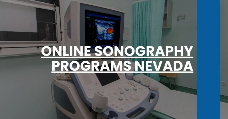 Online Sonography Programs Nevada Feature Image